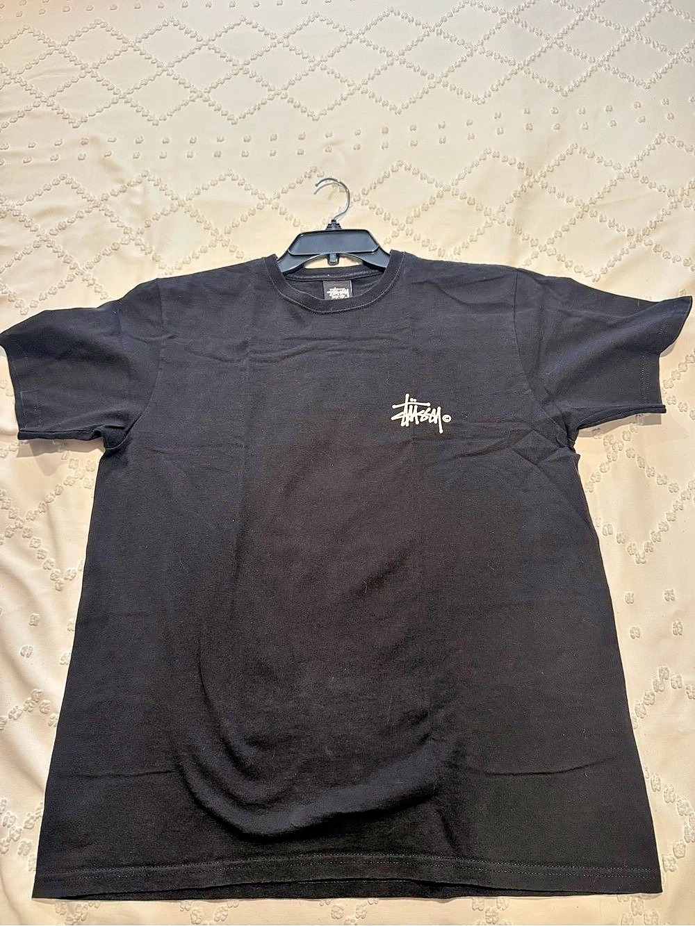 Stussy Men's Graphic Tee Black & Brown Medium
